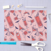 Patrooncocktail en drinken voor feestjes tissuepapier (Craft)