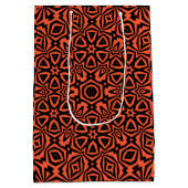 Patroongeometrische Mode Medium Cadeauzakje (Achterkant)