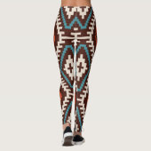 Patroongeometrische Mode Stijlvol geluid Leggings (Achterkant)
