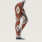 Patroongeometrische Mode Stijlvol geluid Leggings (Rechts)