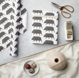 Patroongift voor dieren in de woestijn cadeaupapier