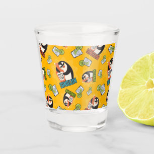 Patroongin, ginguïn pinguïn cadeau voor gin-vent shot glas