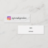 Patroongolven instagram visitekaartje (Voorkant / Achterkant)