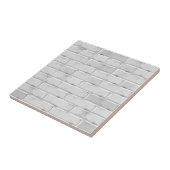 Patroongrijze baksteeneuclide tegeltje (Zijkant)