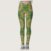 Patroongroen Leggings (Voorkant)