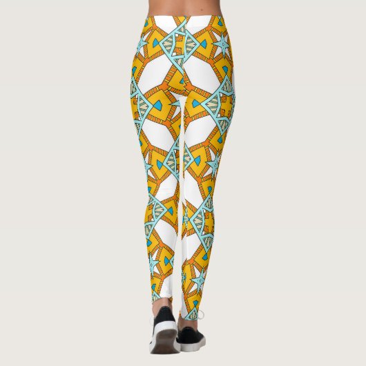 Patroongroen Leggings (Achterkant)