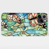 patroonhand getekend groen bos iPhone hoesje (Achterkant horizontaal)