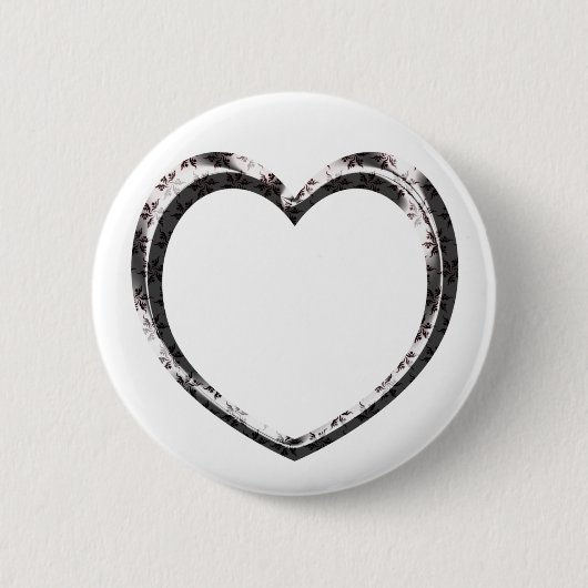 Patroonhart Aangepast Ronde Button 5,7 Cm (Voorkant)