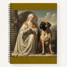Patroonheilige van Bullmastiffs notitieboek