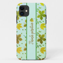 Patroonherfst verlaat iPhone Case