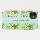 Patroonherfst verlaat iPhone Case (Achterkant (horizontaal))