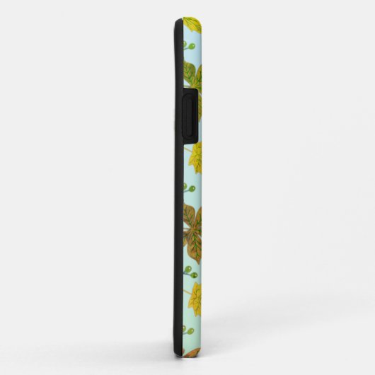 Patroonherfst verlaat iPhone Case (Achterkant/rechts)