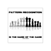 Patroonherkenning is de naam van de spelschacht rubberstempel (Afrduk)