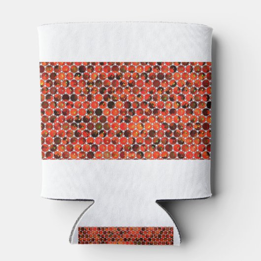 Patroonillustraties voor appels blikjeskoeler (Achterkant)