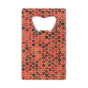 Patroonillustraties voor appels creditkaart flessenopener