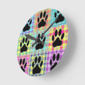 Patroonkanteling van dog ronde klok (Hoek)