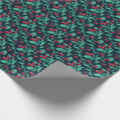 Patroonkerstomaten op de struik cadeaupapier (Hoek)