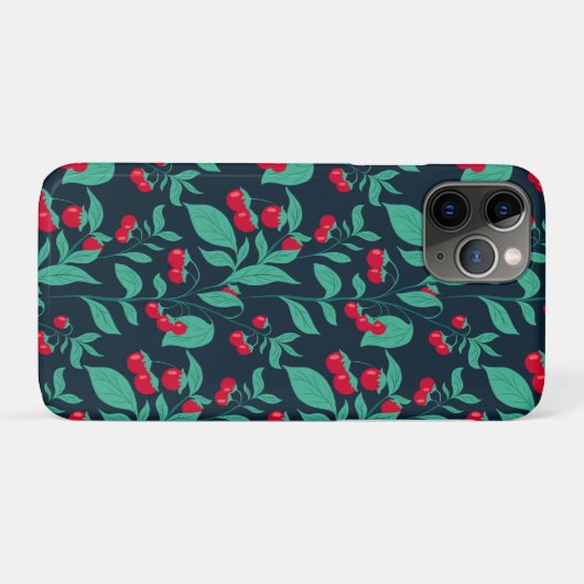Patroonkerstomaten op de struik Case-Mate iPhone case (Achterkant (horizontaal))