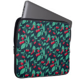 Patroonkerstomaten op de struik laptop sleeve (Voorkant Rechts)