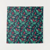 Patroonkerstomaten op de struik wandkleed (Voorkant (horizontaal))