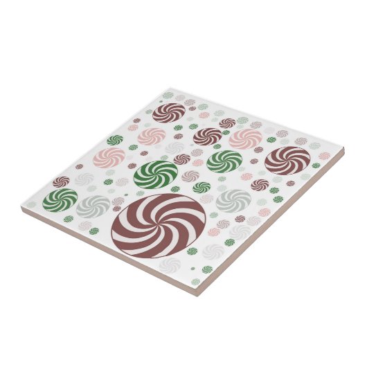 Patroonkerstpretzel Tegeltje (Zijkant)