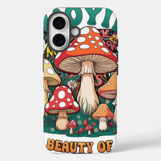 Patroonkleur iPhone 16 hoesje (Achterkant)