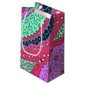 Patroonkleuren Klein Cadeauzakje (Achterkant Gekanteld)