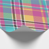 Patroonkleurige moderne geometrische Vintage Cadeaupapier (Hoek)