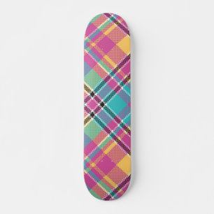 Patroonkleurige moderne geometrische Vintage Persoonlijk Skateboard