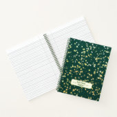 Patroonkleurige sterren Notitieboek (Binnen)
