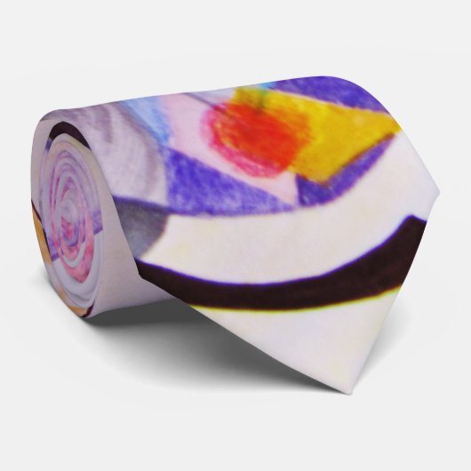 Patroonkrabben Moderne Geometrische Stropdassen (Opgerold)