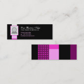 patroonkussen mini visitekaartje (Voorkant / Achterkant)