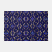 Patroonlapis lazuli en goud deurmat (Voorkant)