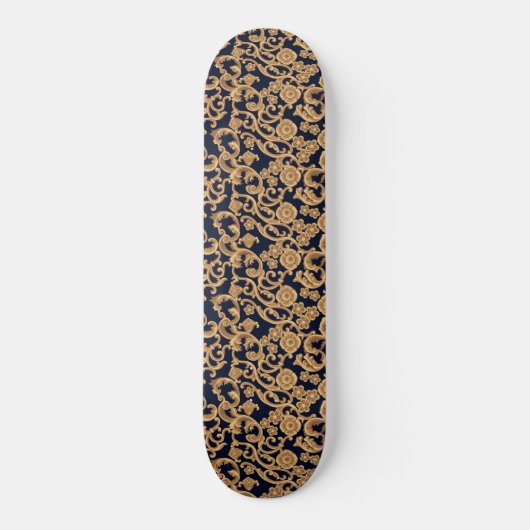 Patroonleder en bloemkool persoonlijk skateboard (Voorkant)