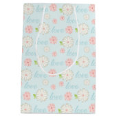  patroonliefhebber en bloemen medium cadeauzakje (Achterkant)