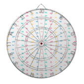 Patroonlijnen Dartbord (Voorkant)