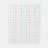 Patroonlijnen Fleece Deken (Voorkant)