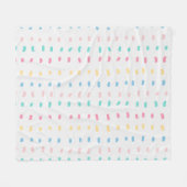 Patroonlijnen Fleece Deken (Voorkant (Horizontaal))