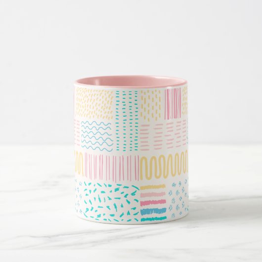 Patroonlijnen Mok (Midden)