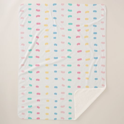 Patroonlijnen Sherpa Deken (Voorkant)