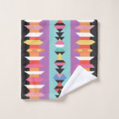 Patroonmix 1 bad handdoek (Wasdoekje)