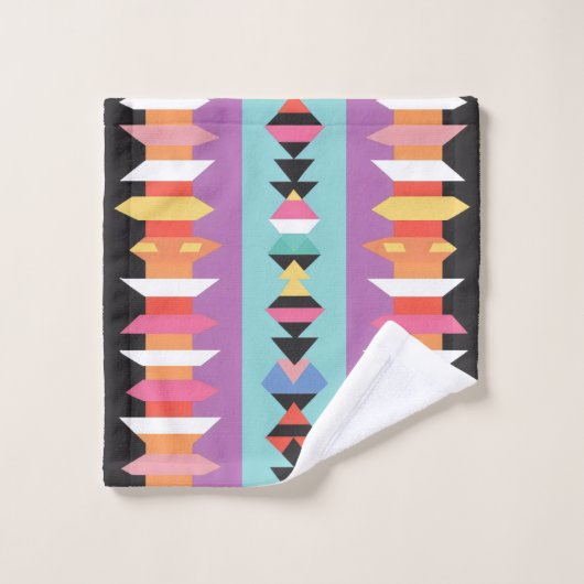 Patroonmix 1 bad handdoek (Wasdoekje)