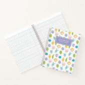Patroonnaam van Cute Pastel Monsters Notitieboek (Binnen)