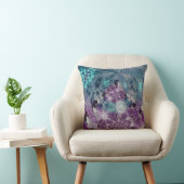 Patroonontwerp Blauwgroen afdruk Ombre Tie Dye Kussen (Stoel)