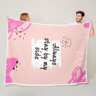 Patroonontwerp Fleece Deken