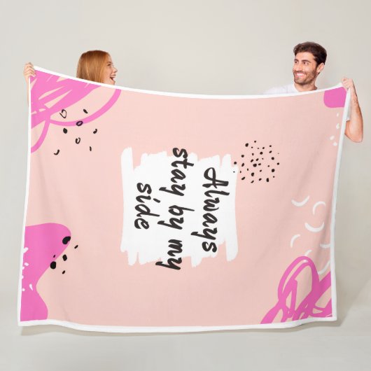 Patroonontwerp Fleece Deken (In situ)