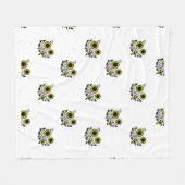 Patroonontwerp Fleece Deken (Voorkant (Horizontaal))