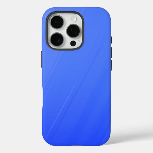 Patroonontwerp in blauw Case-Mate iPhone case (Achterkant)