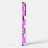 Patroonontwerp in roze en wit Case-Mate iPhone case (Achterkant / Rechts)