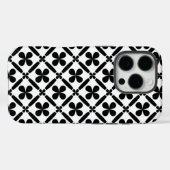 Patroonontwerp in zwart en wit Case-Mate iPhone case (Achterkant (horizontaal))